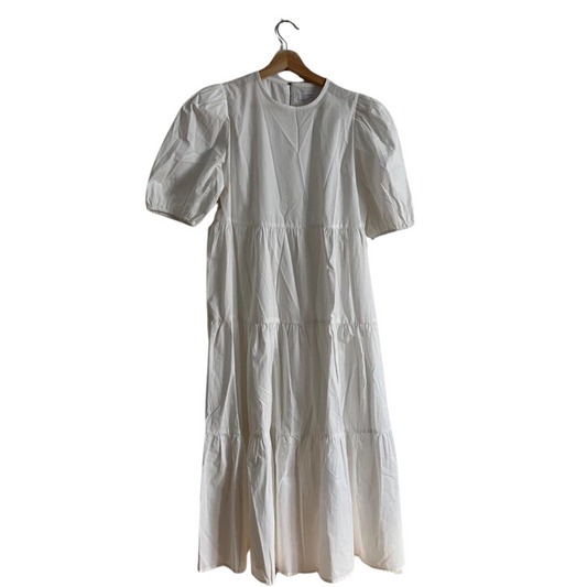 Aritzia Little Moon delphi dress white 