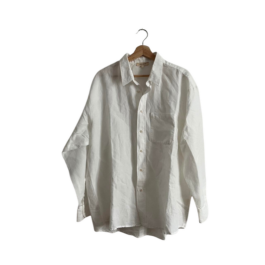 Gillian Stevens Blake shirt white button down made in BC